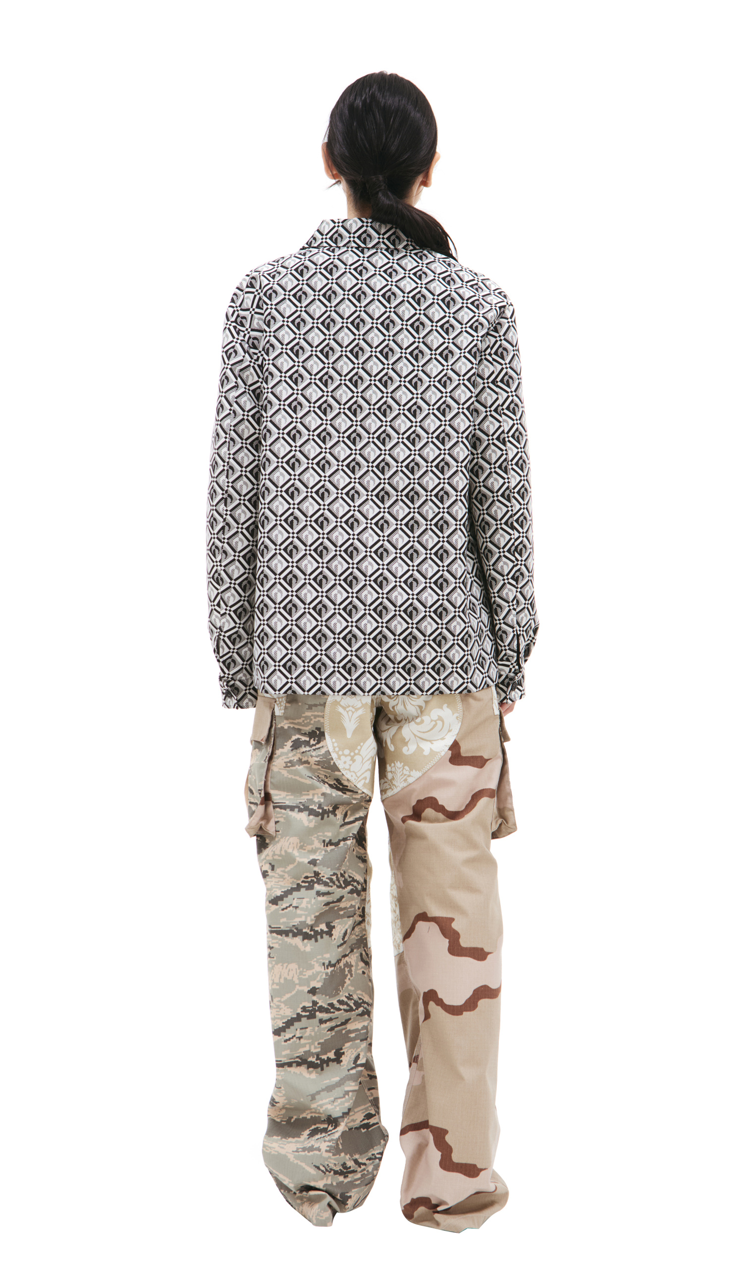 MARINE SERRE Moonogram printed jacket