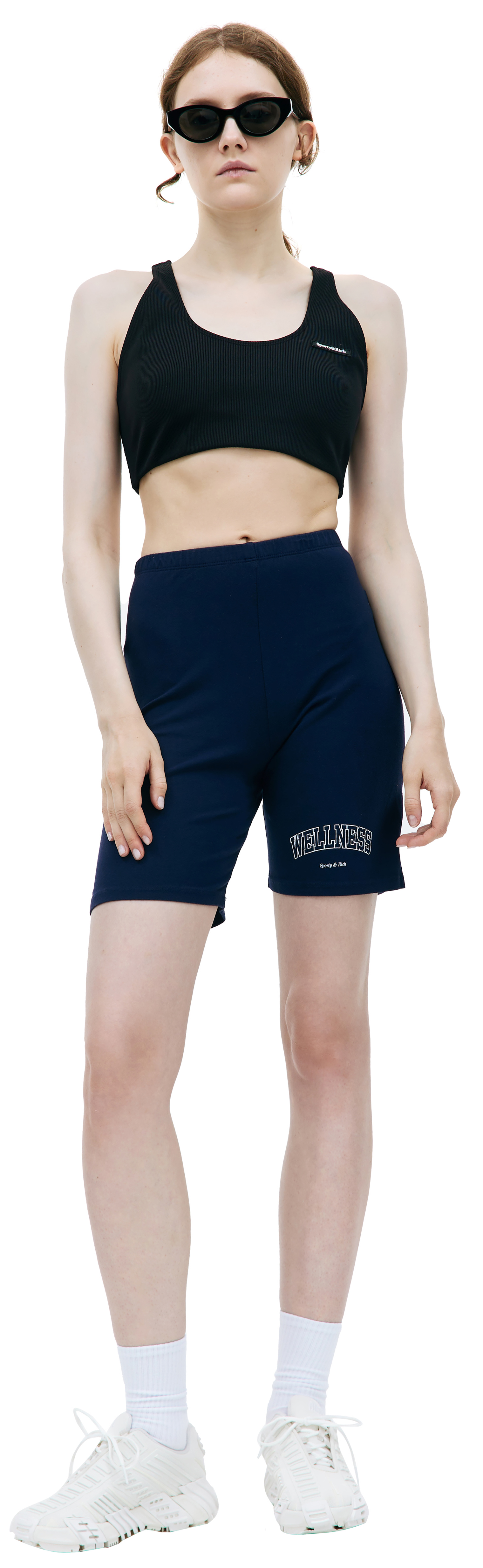 SPORTY & RICH \'Wellness\' cotton shorts