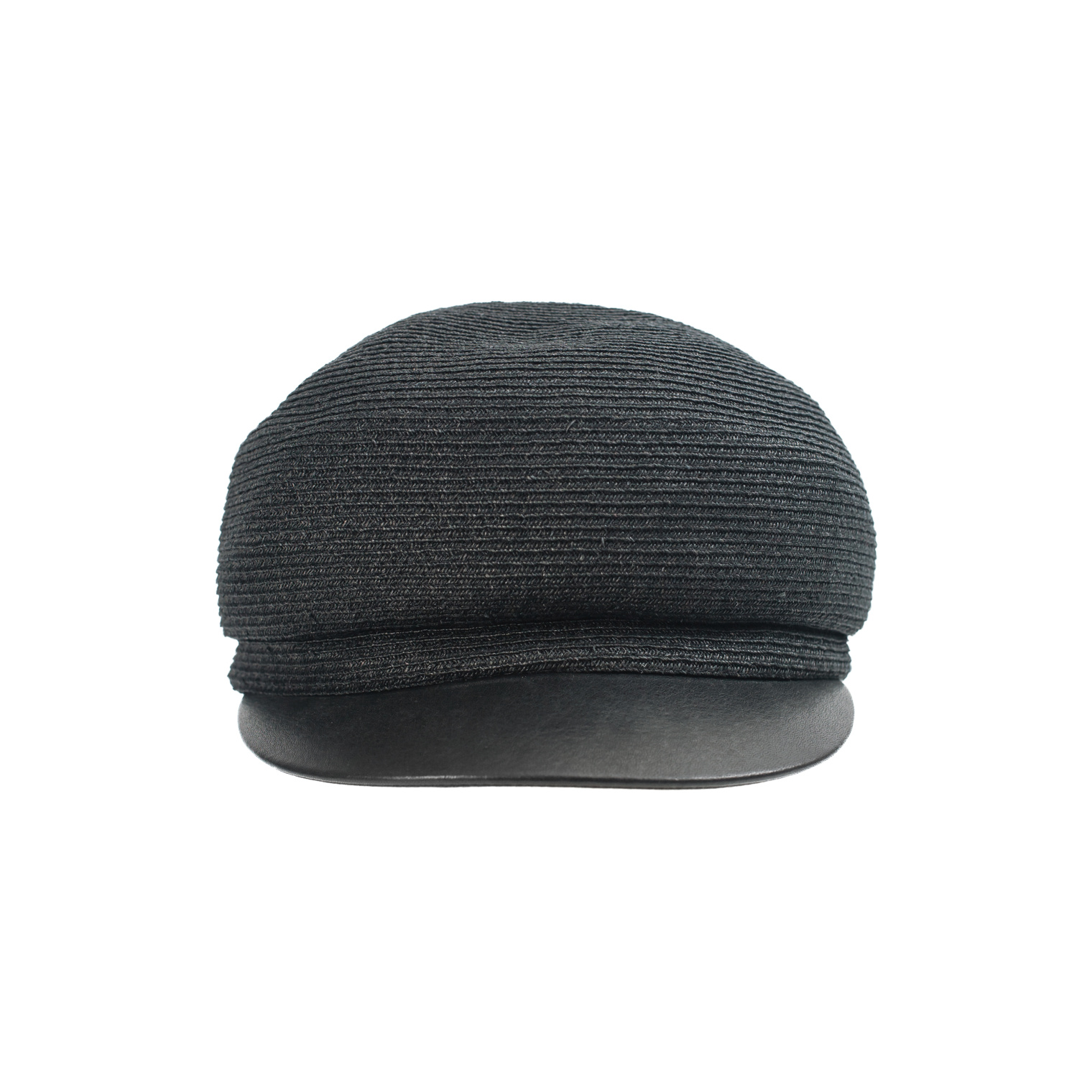 Y\'s Black Raffia Cap