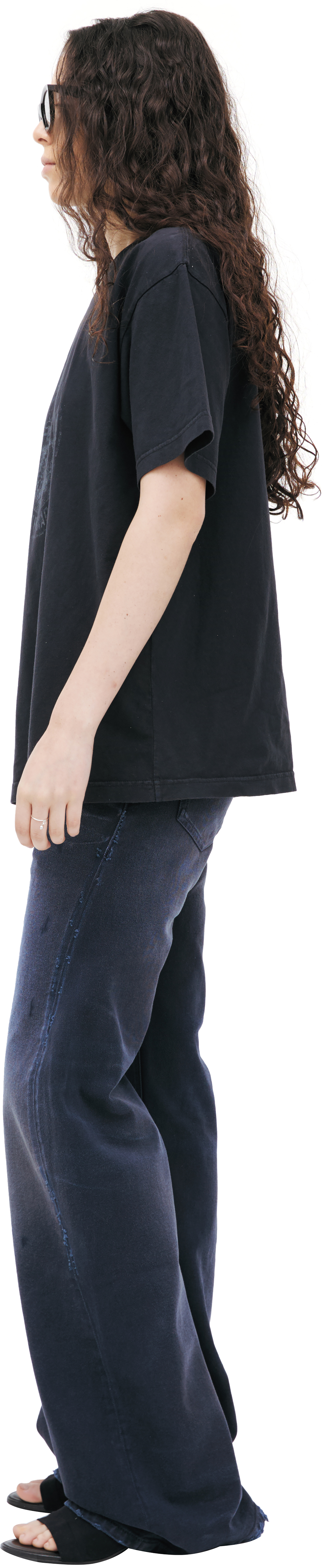 Balenciaga Black print T-shirt