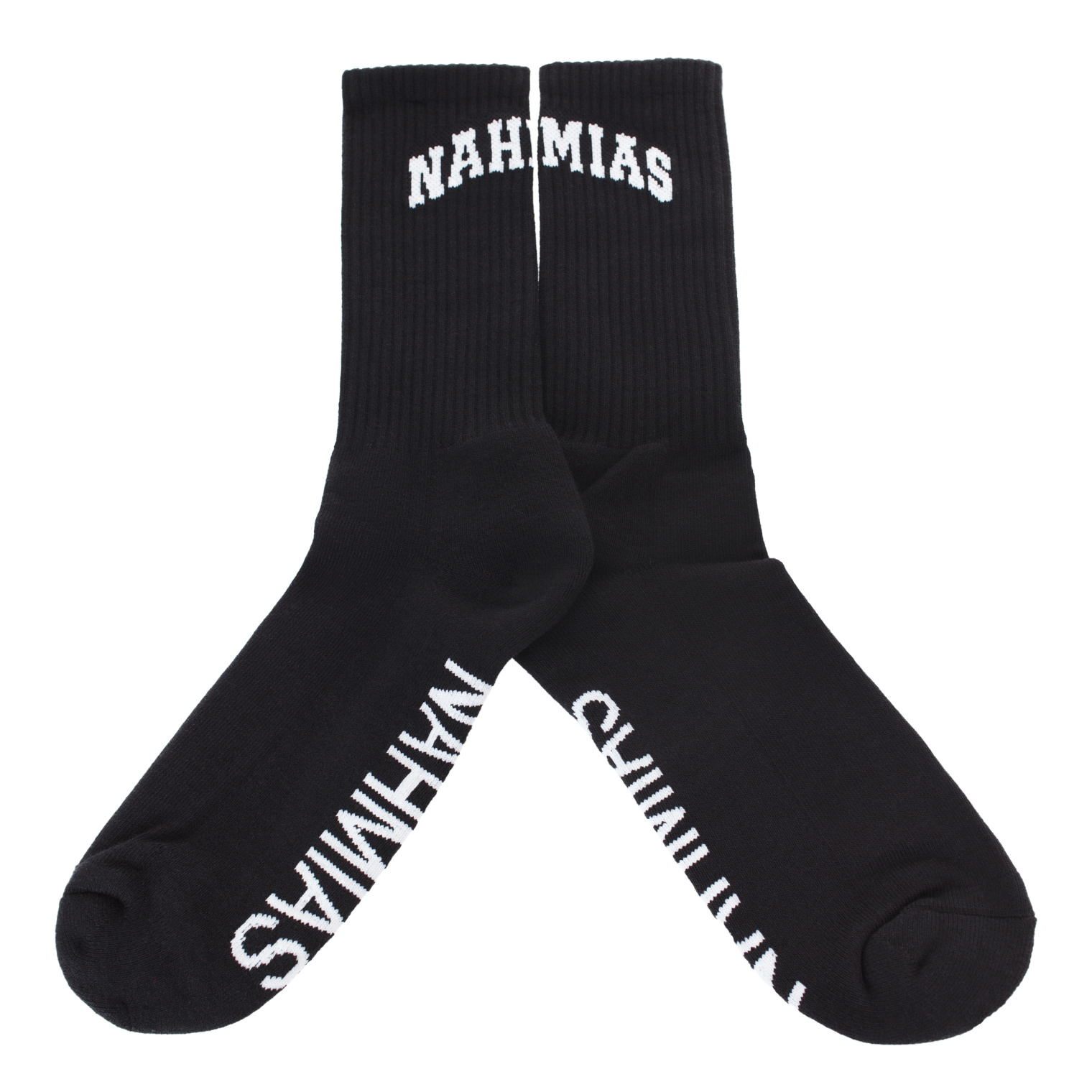Nahmias Black logo socks