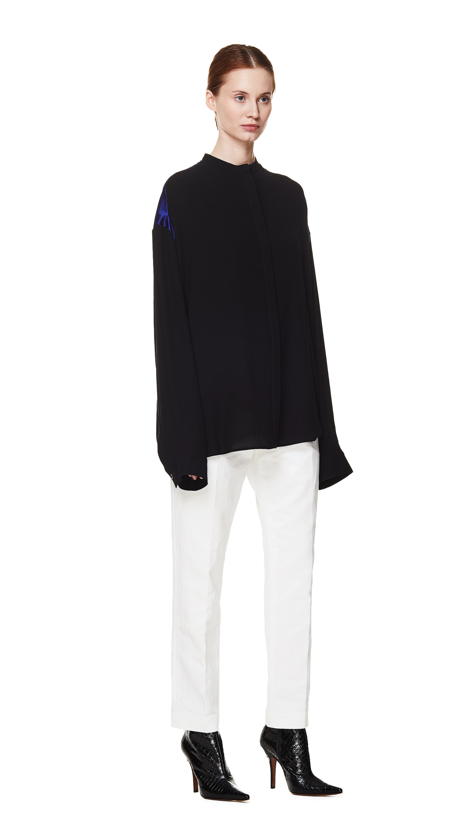 Haider Ackermann White Cotton Trousers