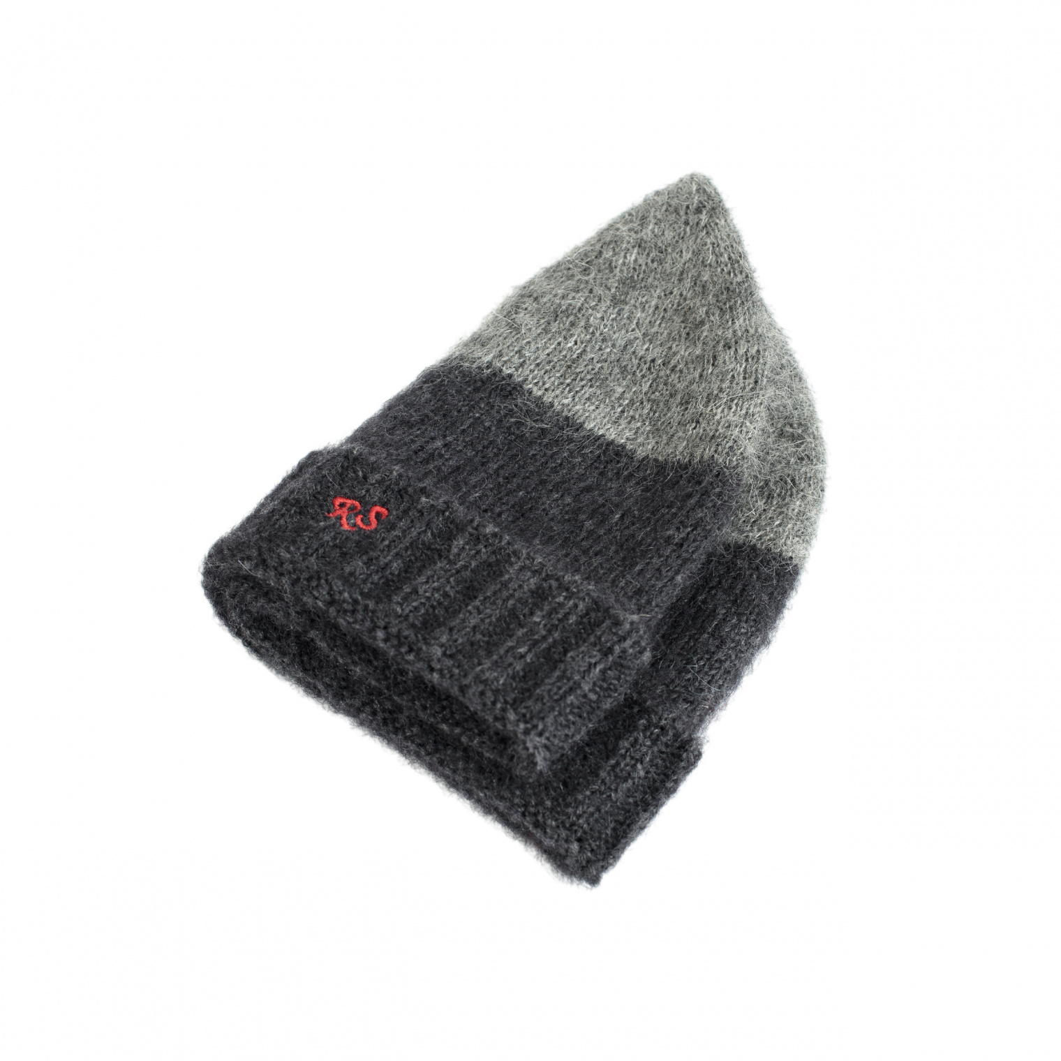 Raf Simons Two-tones RS Knitted Beanie