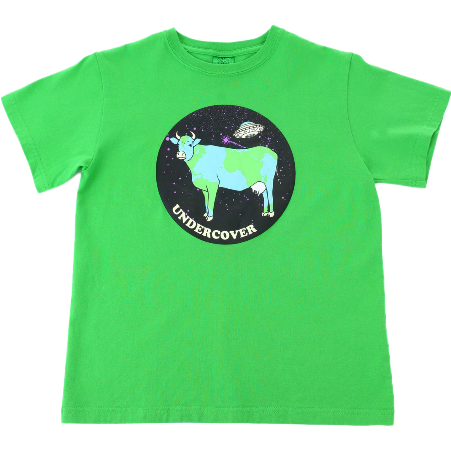 Undercover Green kids spacecow t-shirt